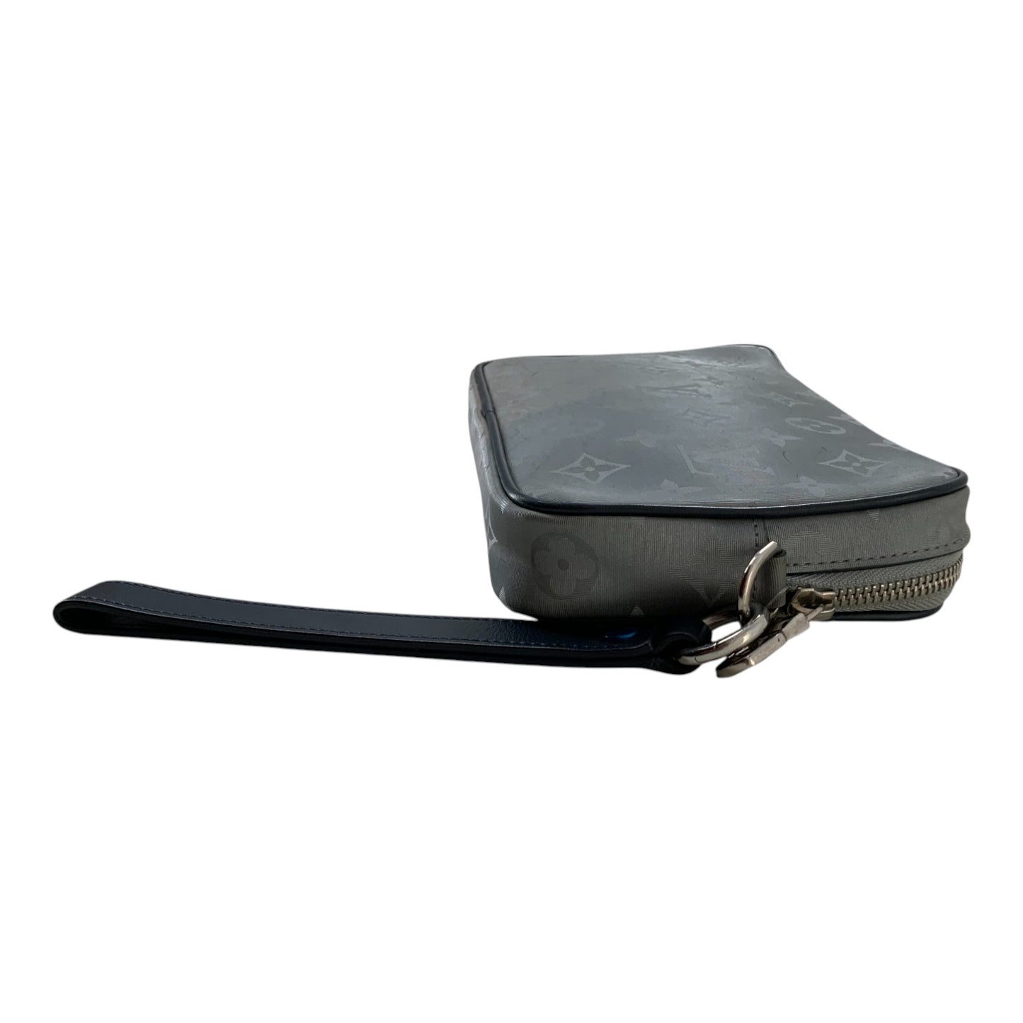 Louis Vuitton Alpha Clutch in Monogram Satellite Silver Canvas