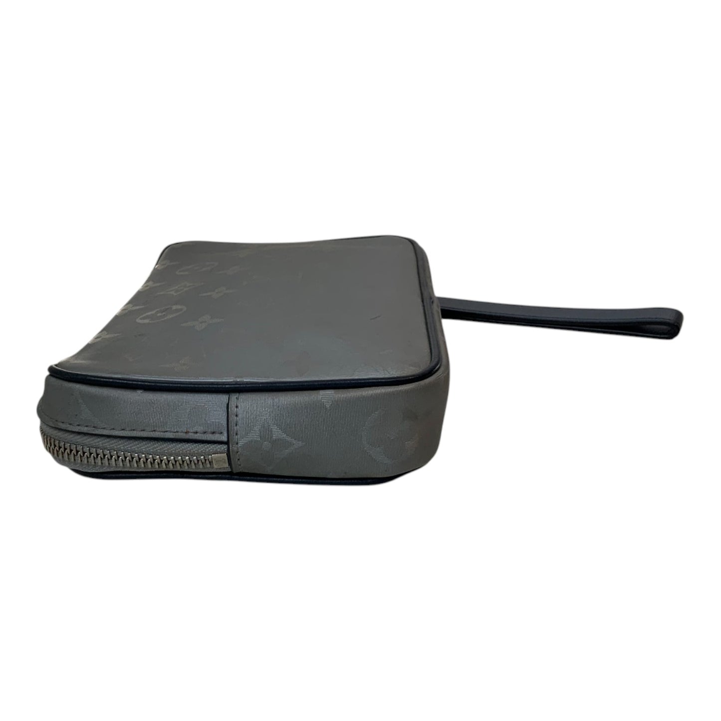 Louis Vuitton Alpha Clutch in Monogram Satellite Silver Canvas