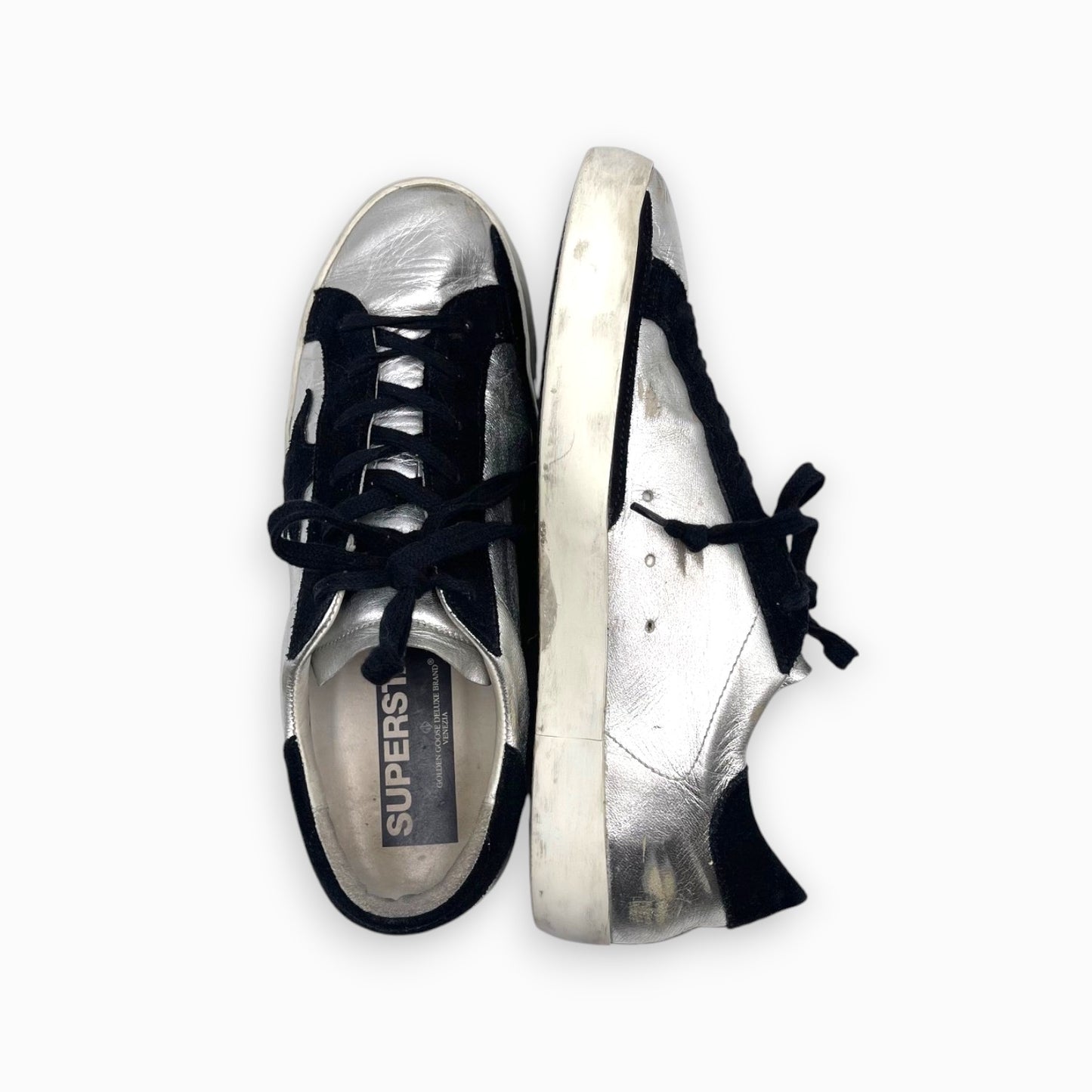 Golden Goose Silver Star Snkr