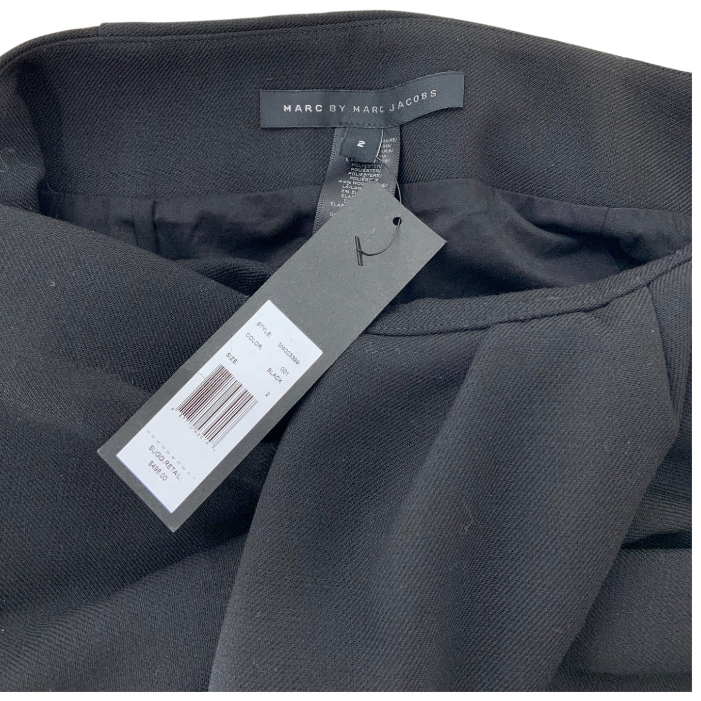 Marc Jacobs Black Bow Detail Skirt