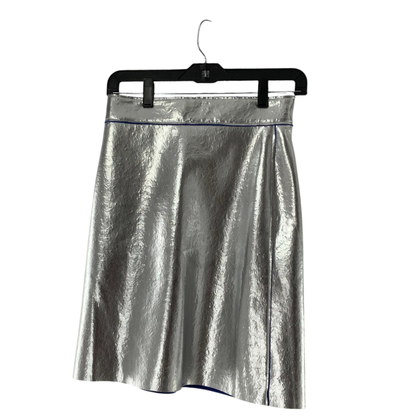 Bimba Y Lola Silver Metallic Skirt