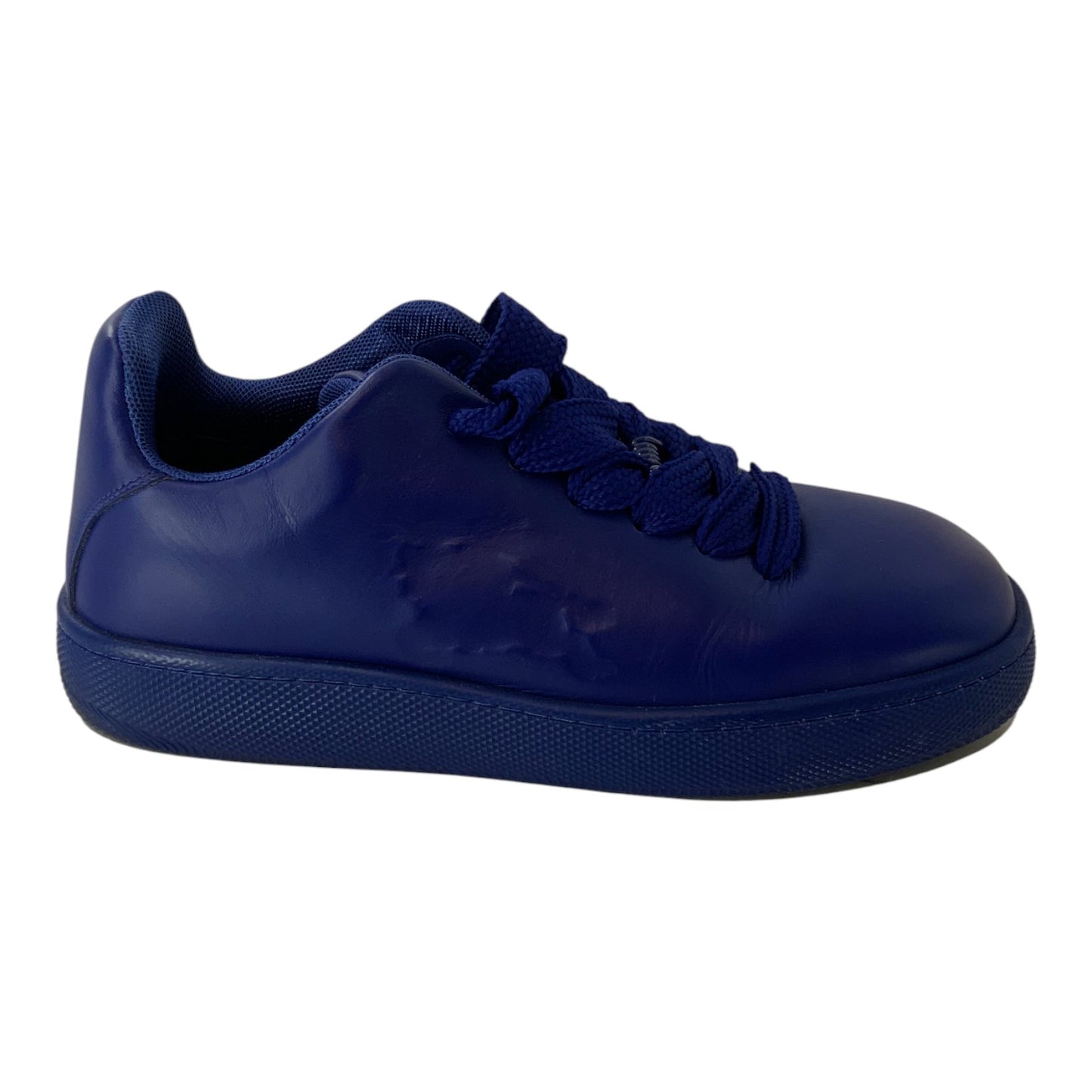 Burberry Blue Debossed Sneakers