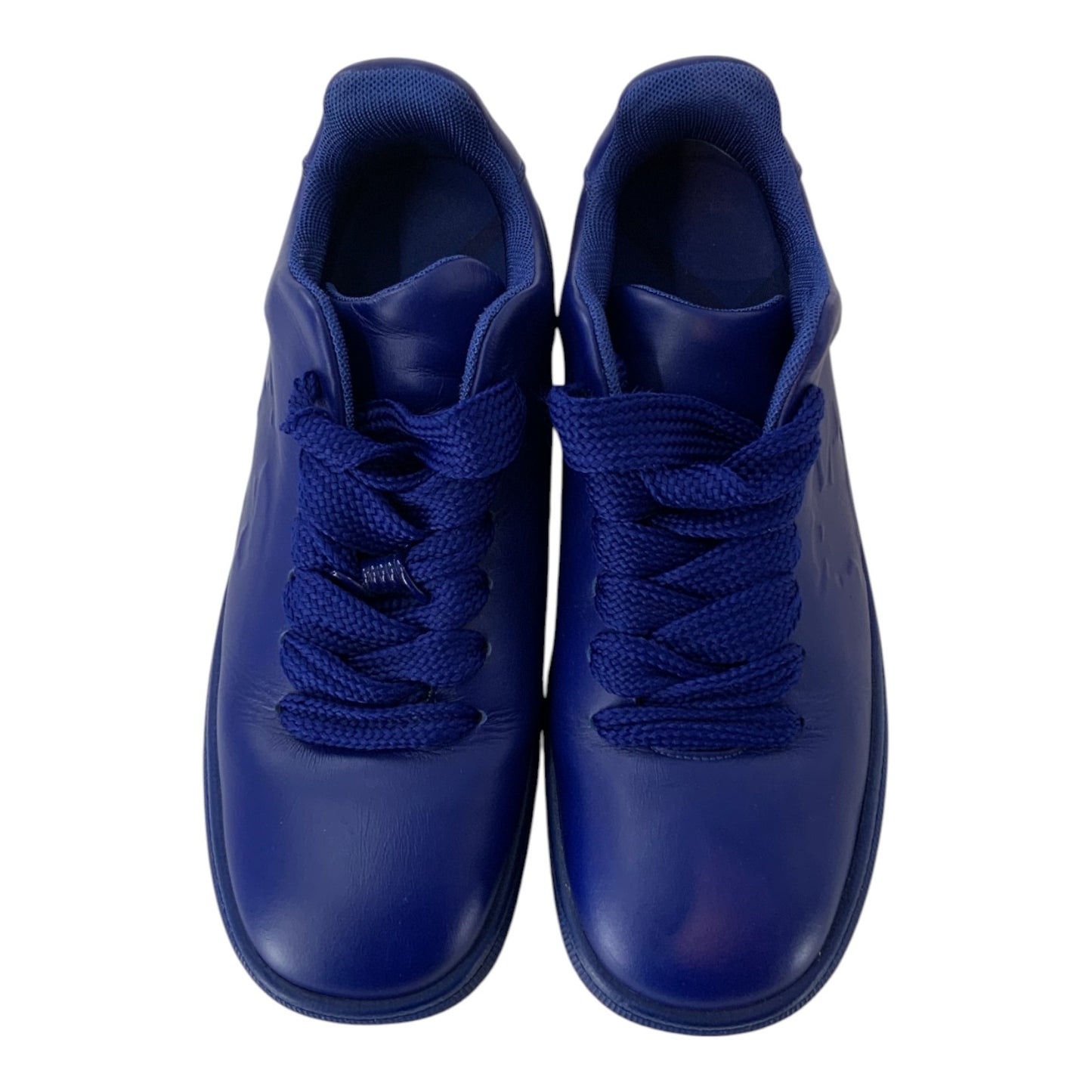 Burberry Blue Debossed Sneakers