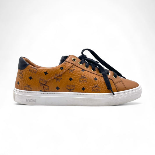 MCM Carmel Visetos Low Sneakers Mens