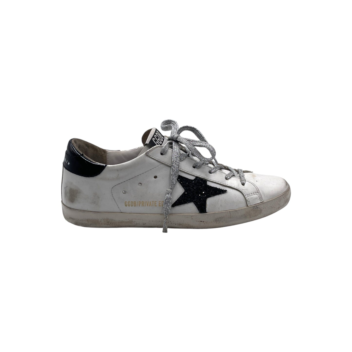 Golden Goose White,Black & Silver Snkr