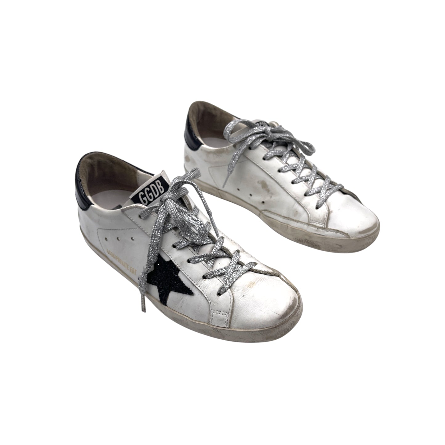 Golden Goose White,Black & Silver Snkr