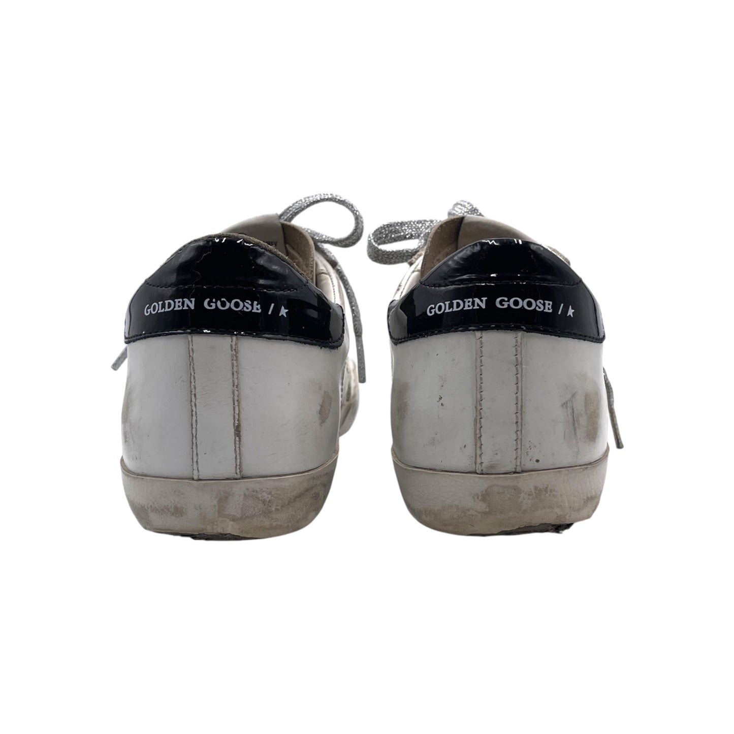 Golden Goose White,Black & Silver Snkr