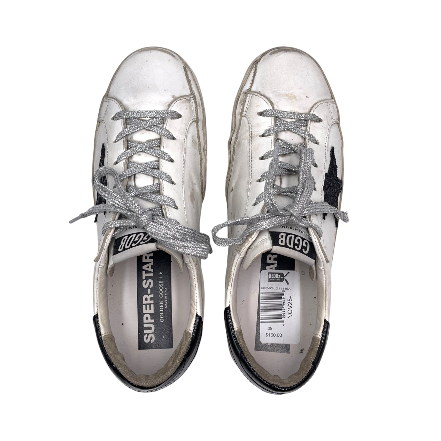 Golden Goose White,Black & Silver Snkr