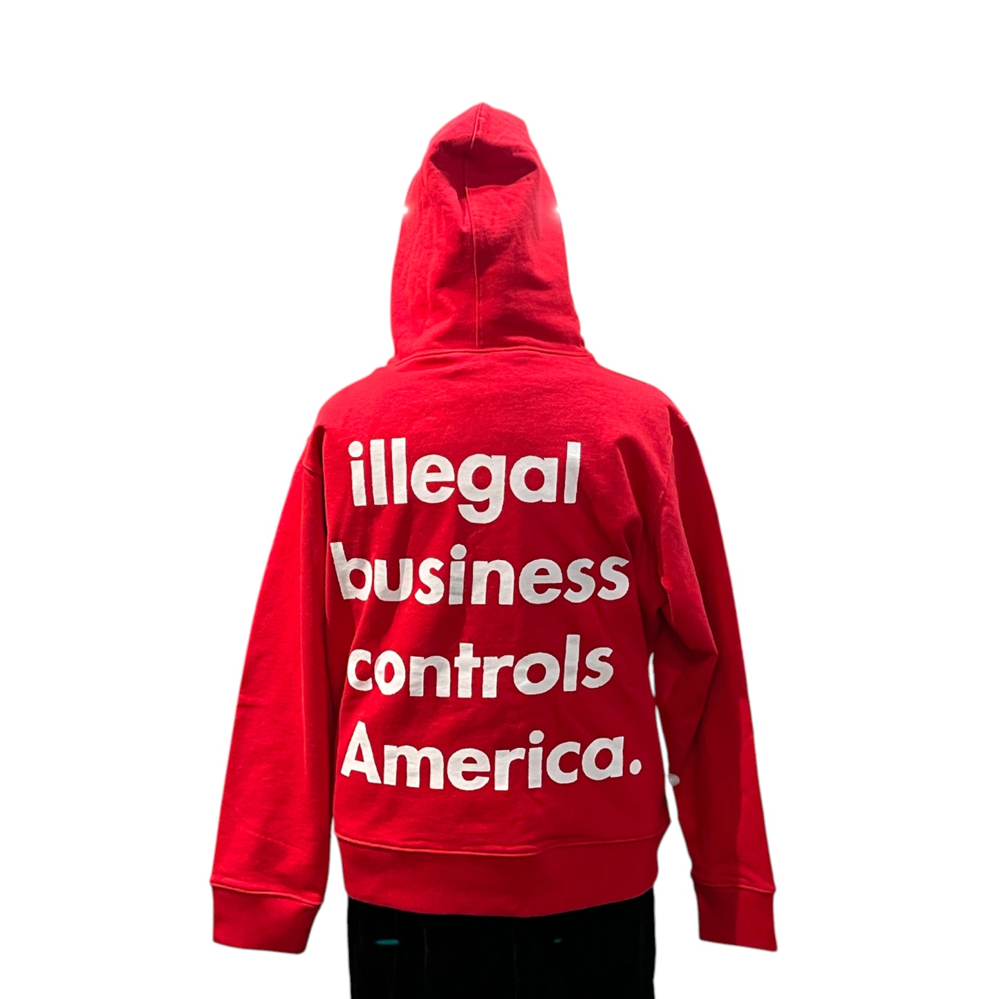 Supreme Illegal Business Red Hoodie