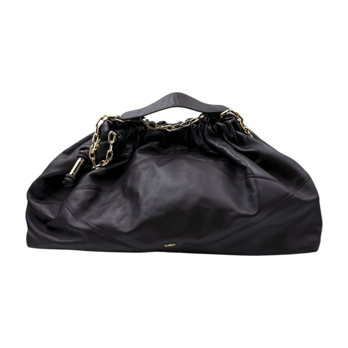 ba&sh Dark Brown June Tote Bag