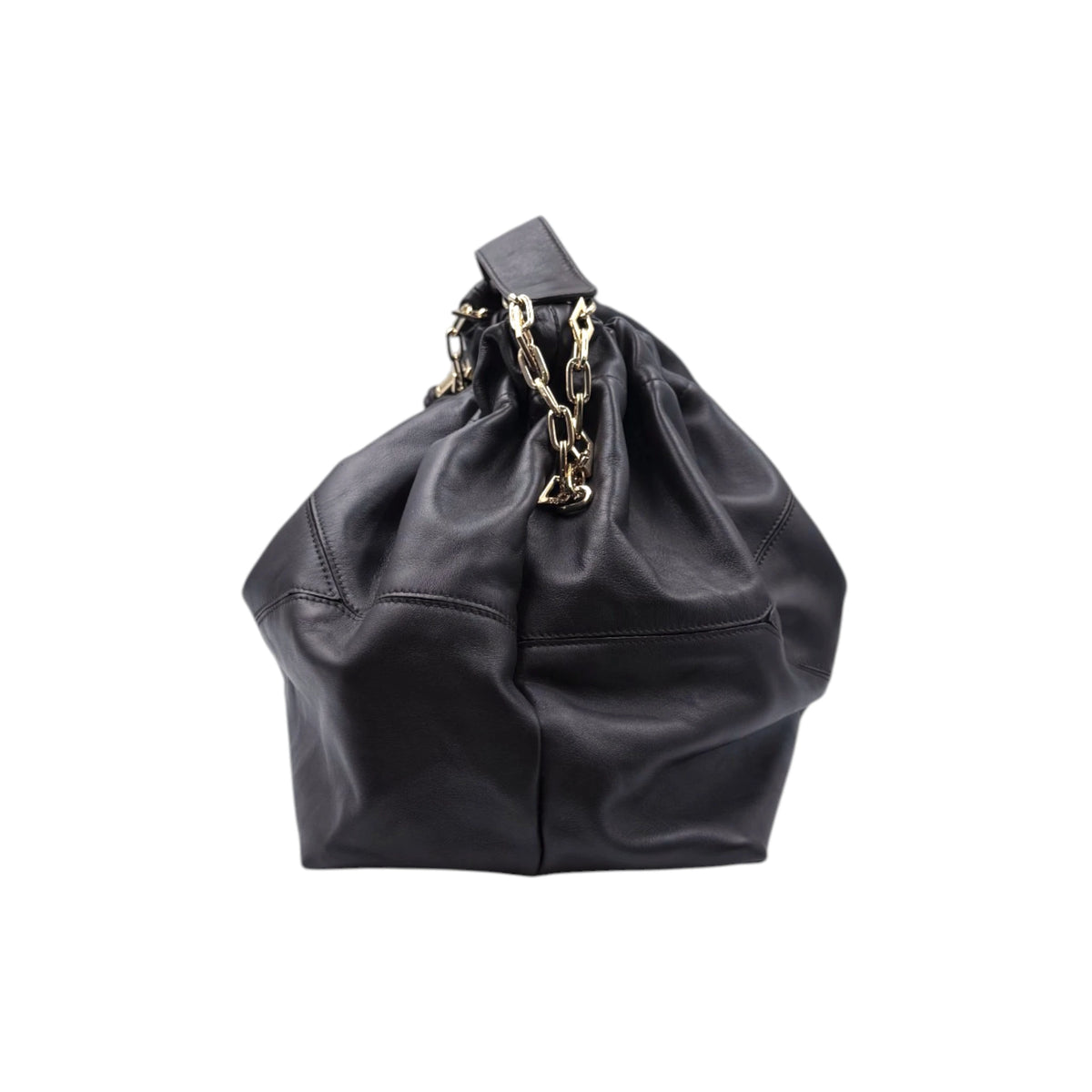 ba&sh Dark Brown June Tote Bag