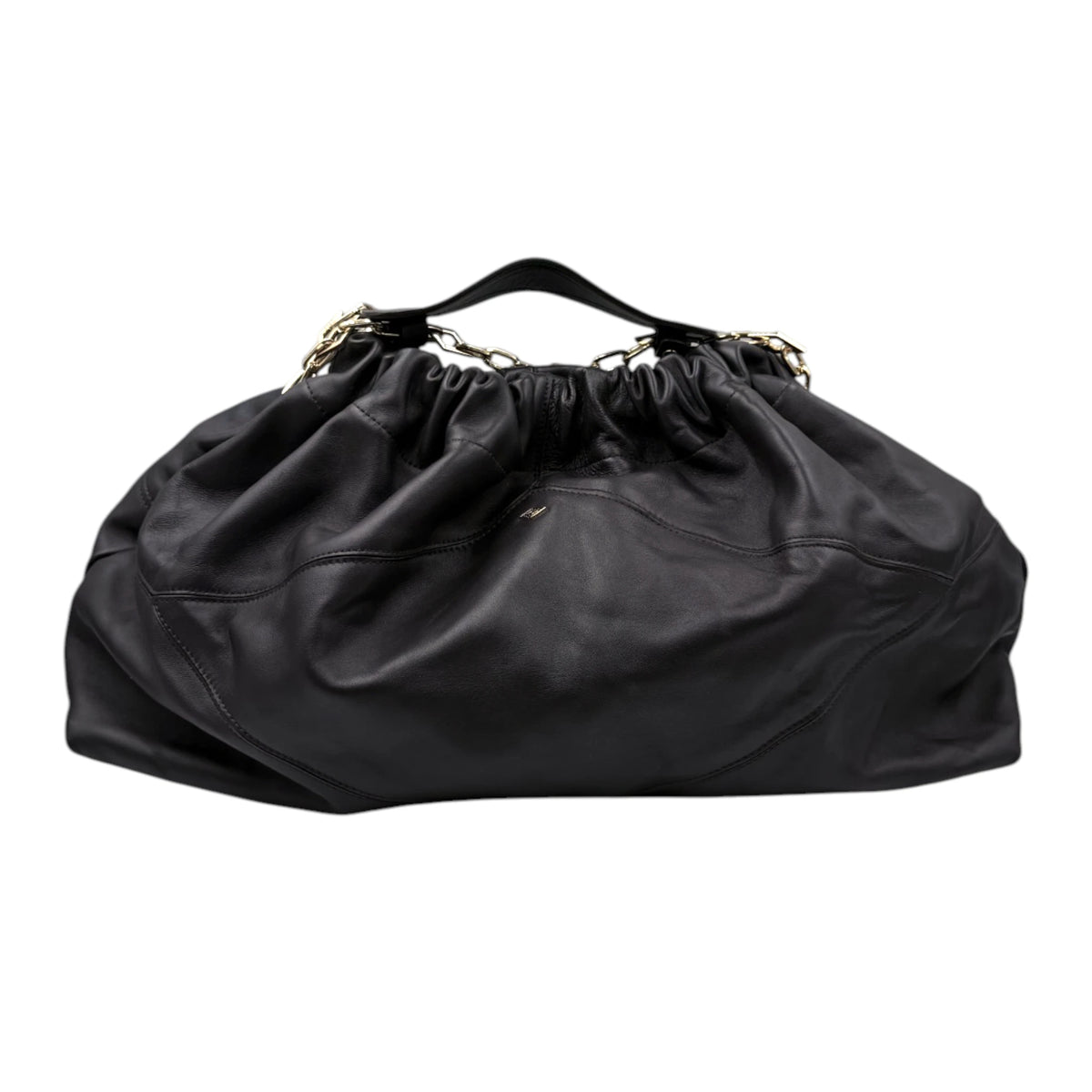 ba&sh Dark Brown June Tote Bag