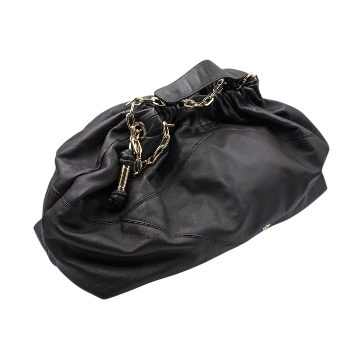 ba&sh Dark Brown June Tote Bag