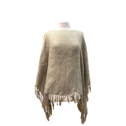 Brunello Cucinelli Metallic Ponco