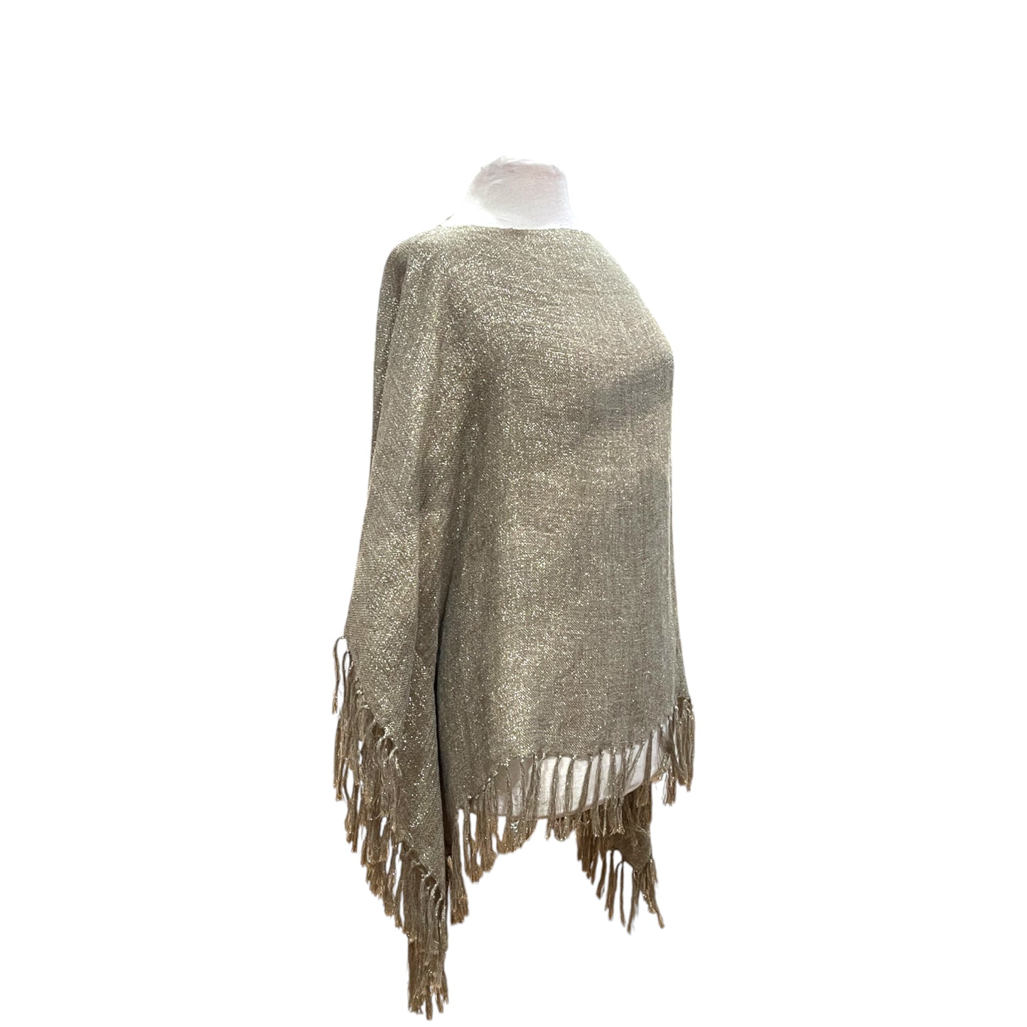 Brunello Cucinelli Metallic Ponco