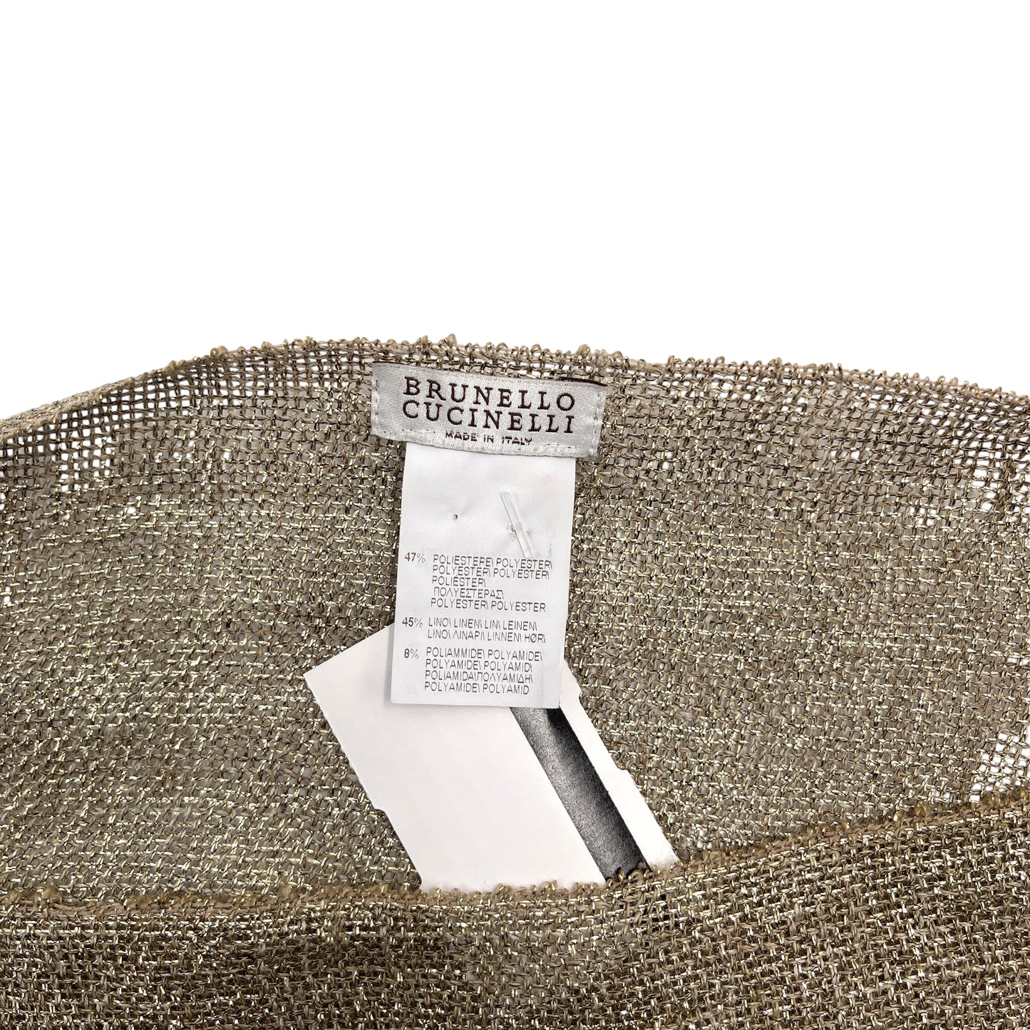 Brunello Cucinelli Metallic Ponco
