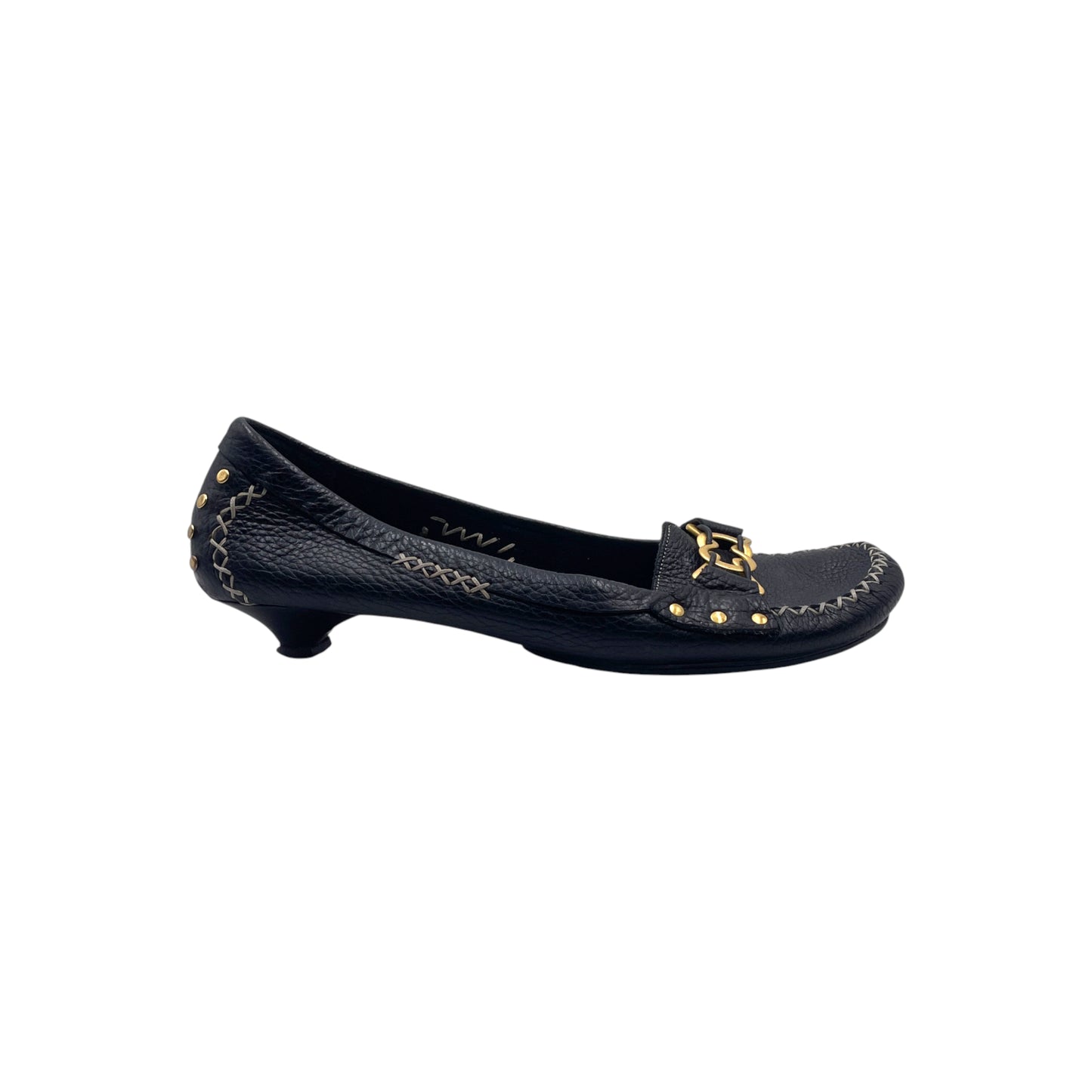 Bottega Veneta Kitten Heel Loafers