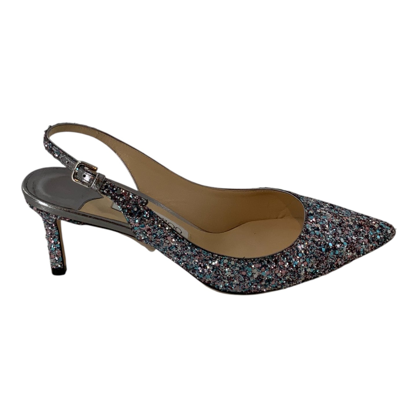 Jimmy Choo Erin 60 Glitter Slingback Pumps