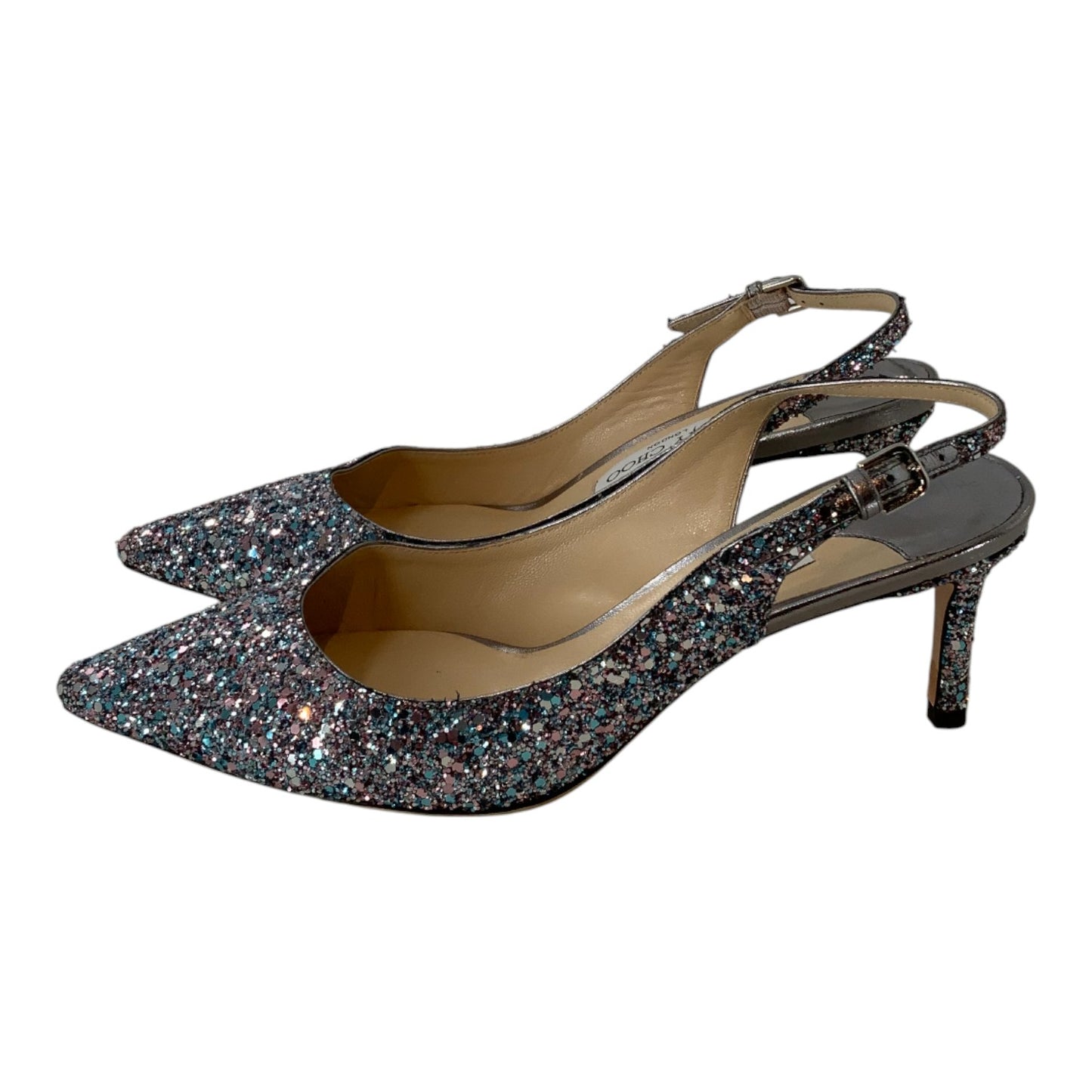 Jimmy Choo Erin 60 Glitter Slingback Pumps