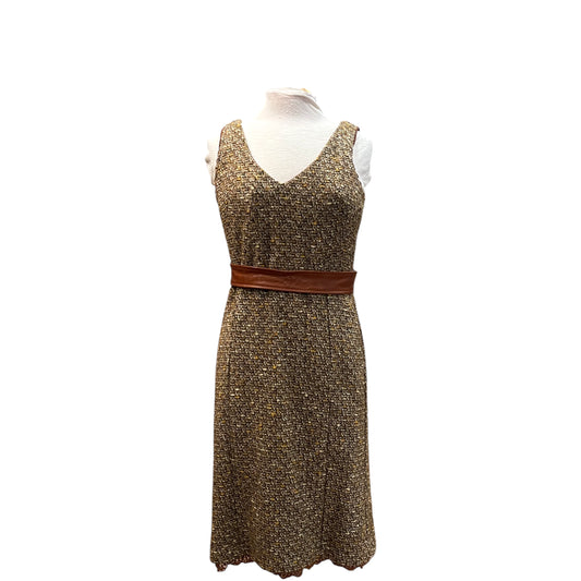D&G Brown Tweed Belted Dress