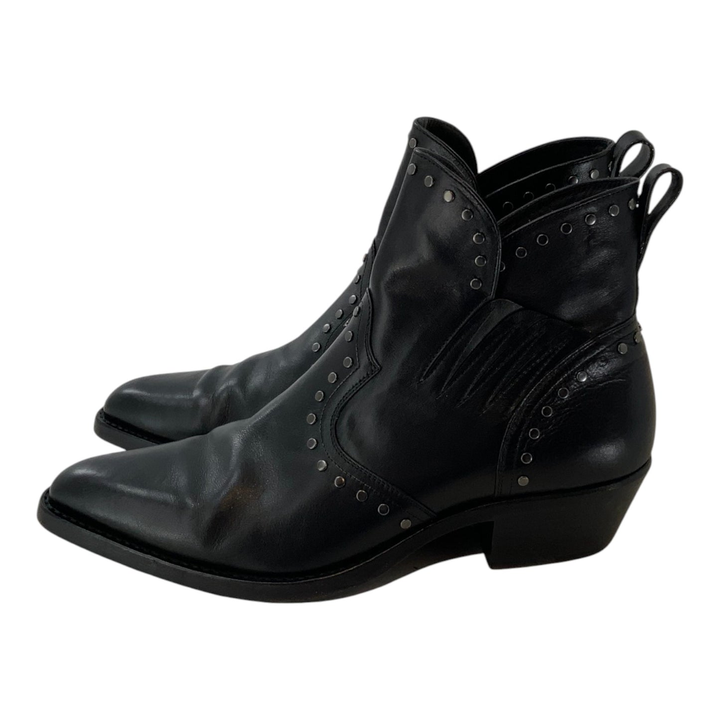 Saint Laurent Leather Dakota 50 Stud Bootie