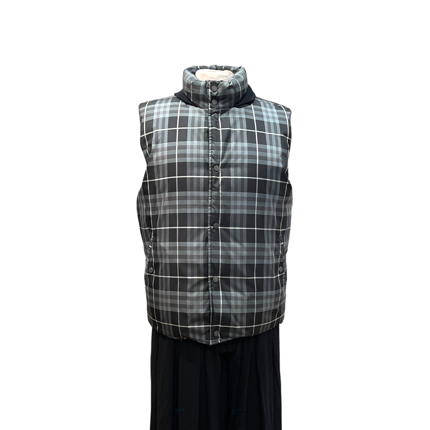 Burberry Reversible Check Puffer Vest