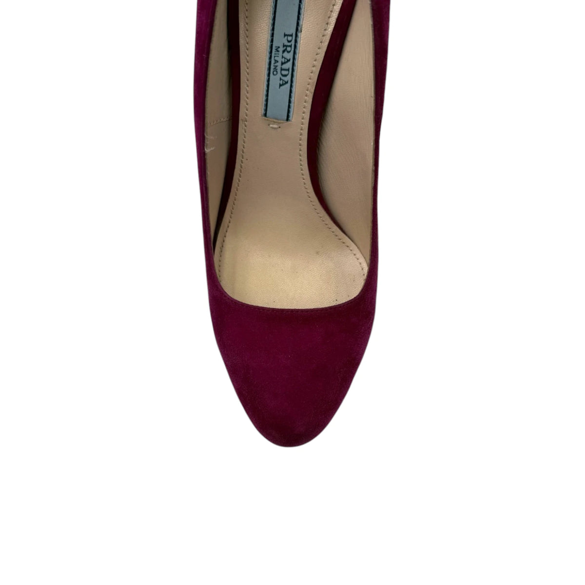 Prada Plum Suede Pumps