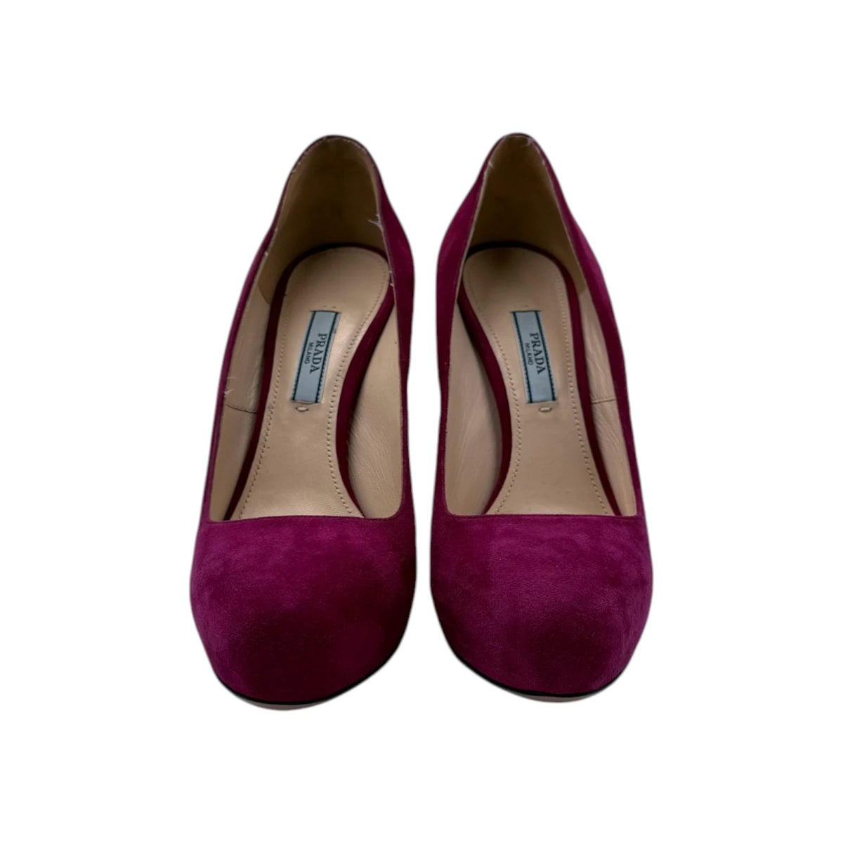 Prada Plum Suede Pumps