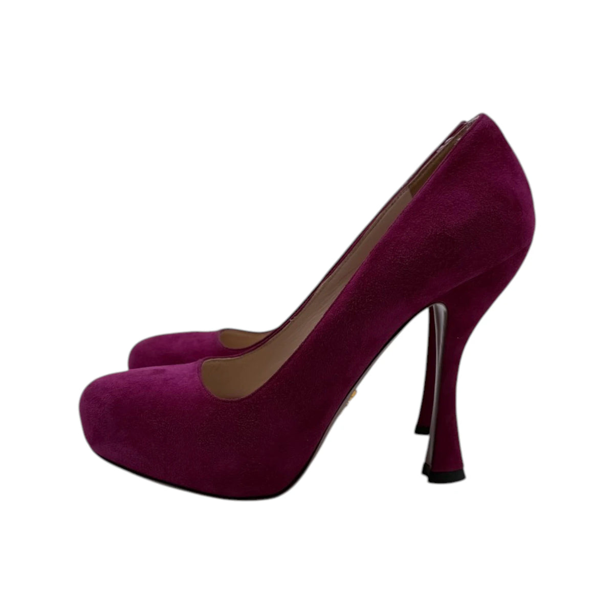 Prada Plum Suede Pumps