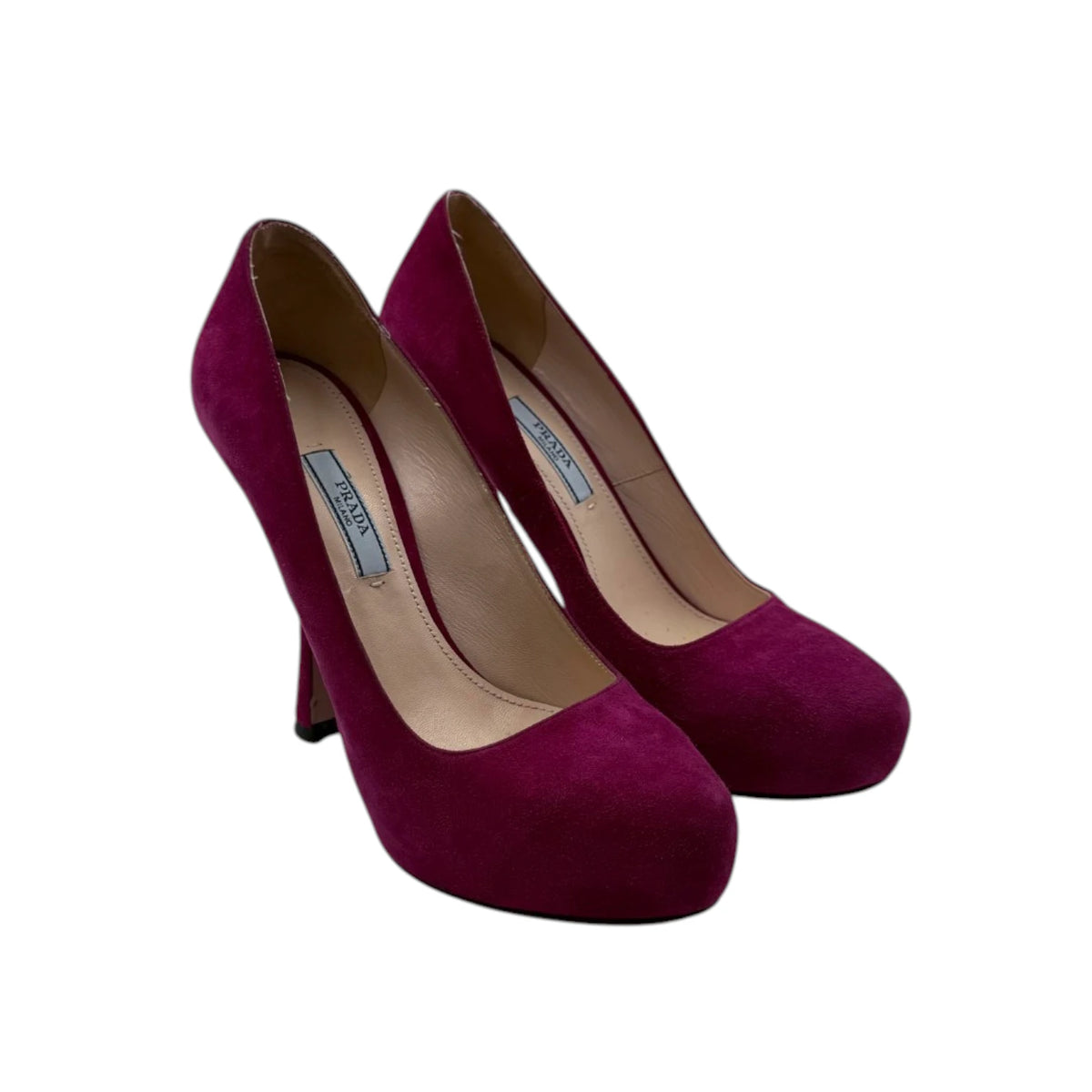 Prada Plum Suede Pumps