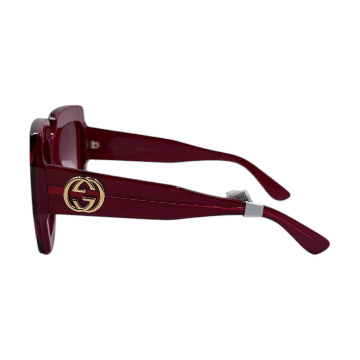 Gucci Red Oversized Square Sunglasses