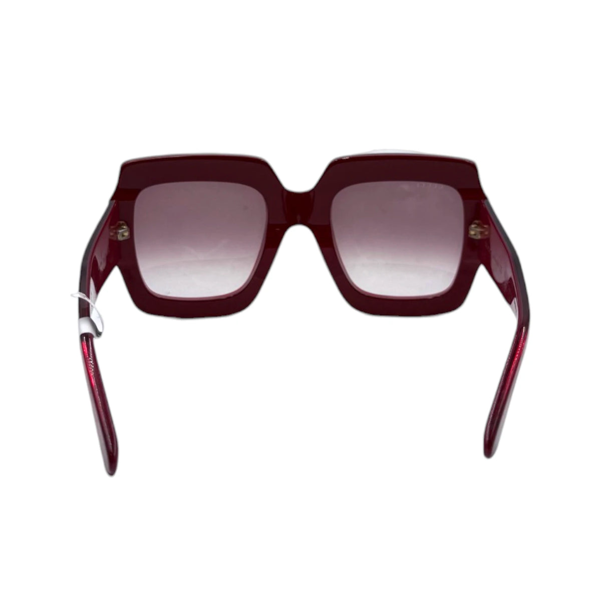 Gucci Red Oversized Square Sunglasses