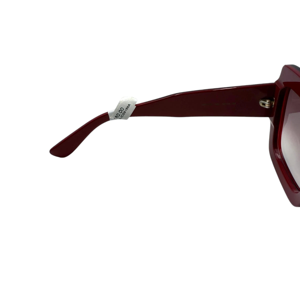 Gucci Red Oversized Square Sunglasses
