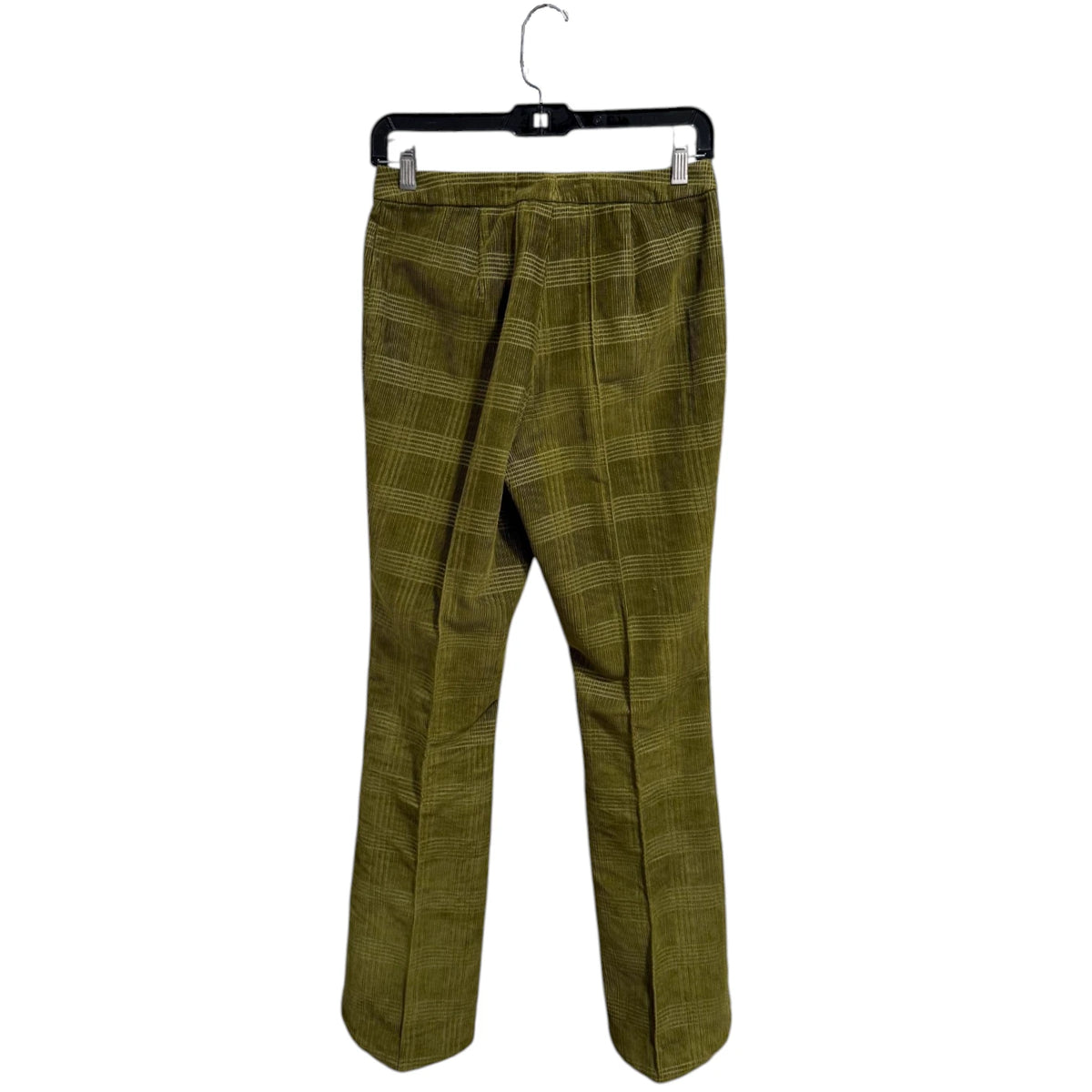 John Galliano Green Plaid Cord Pants