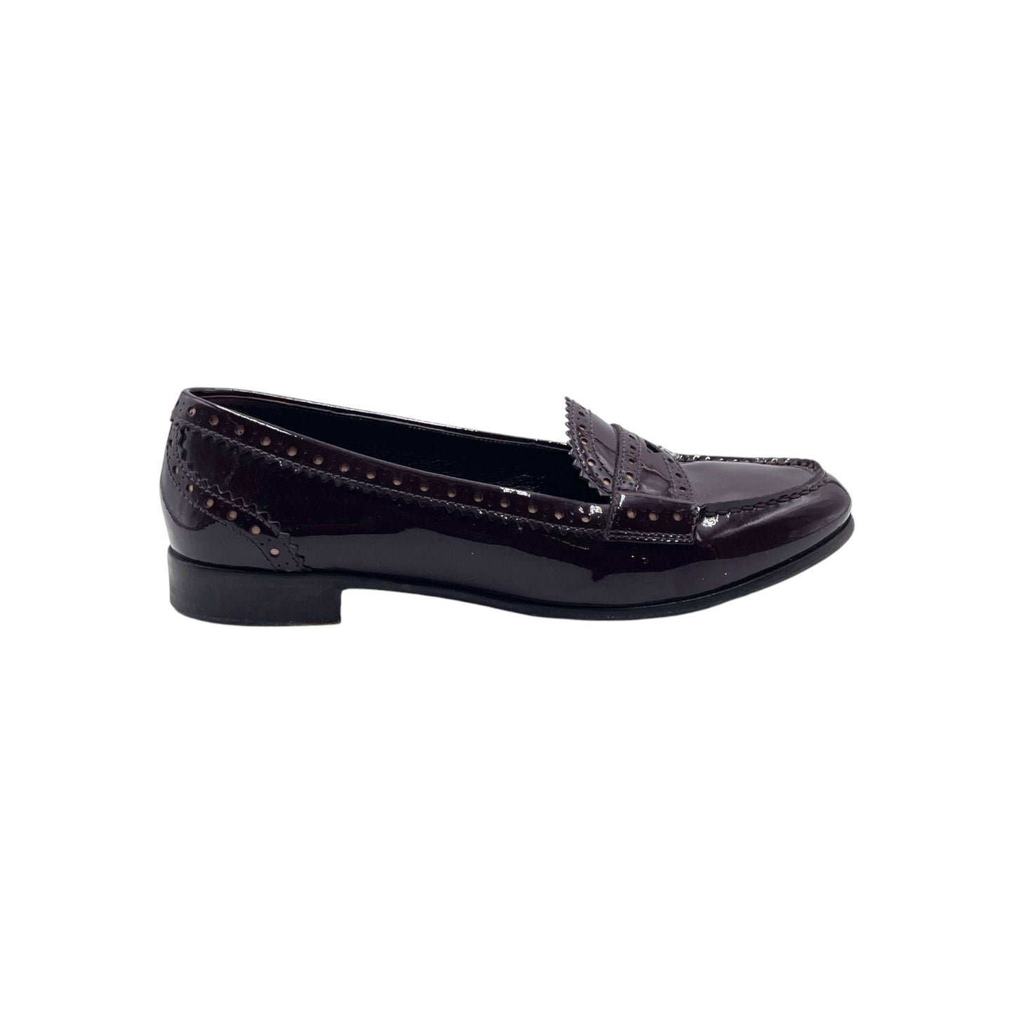Prada Brown Patent Loafers