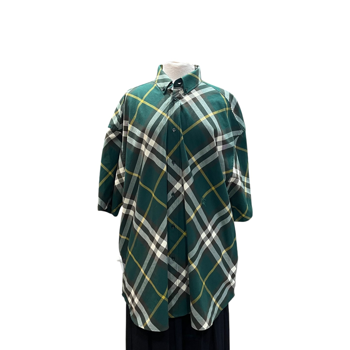 Burberry Oversized Green Check Mens