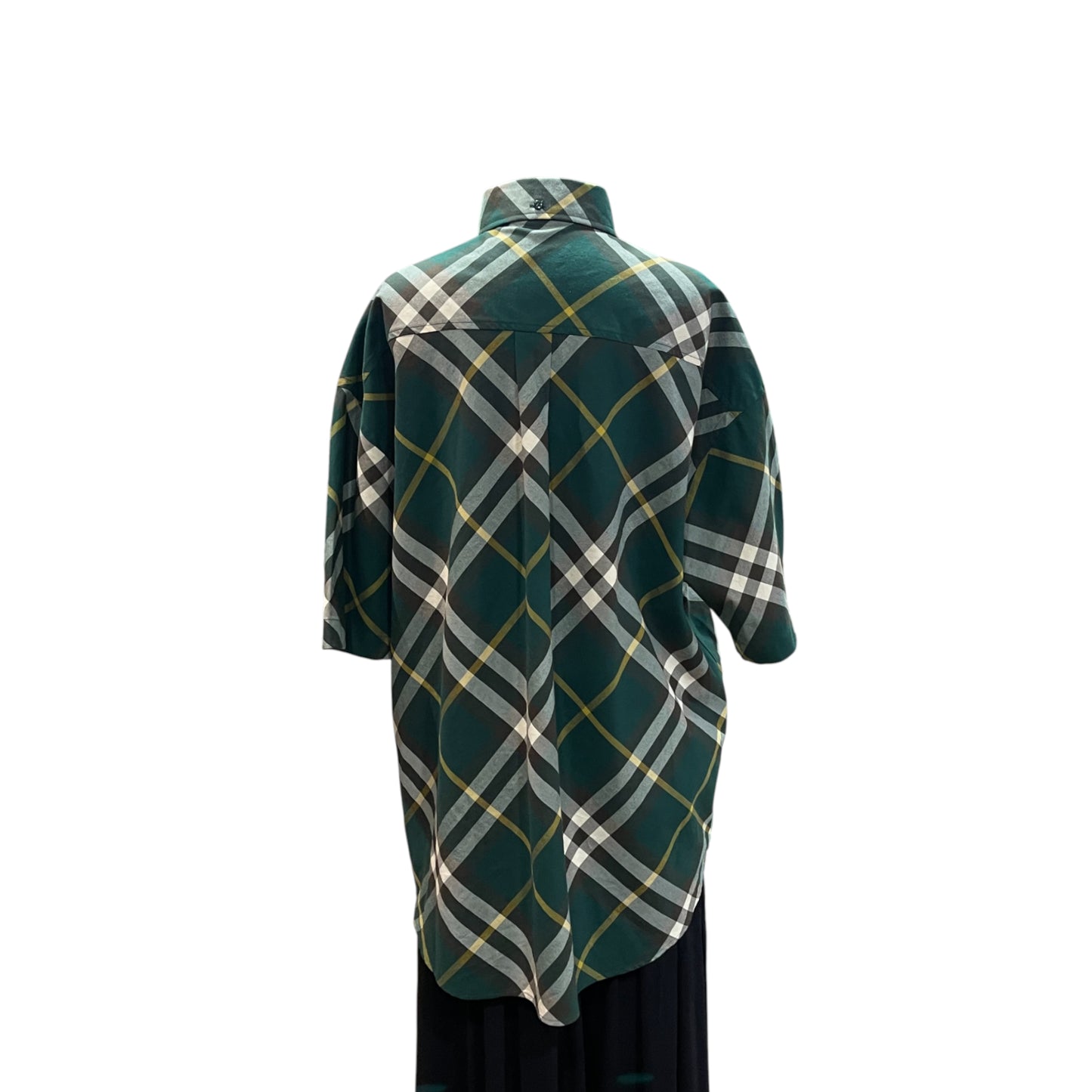 Burberry Oversized Green Check Mens