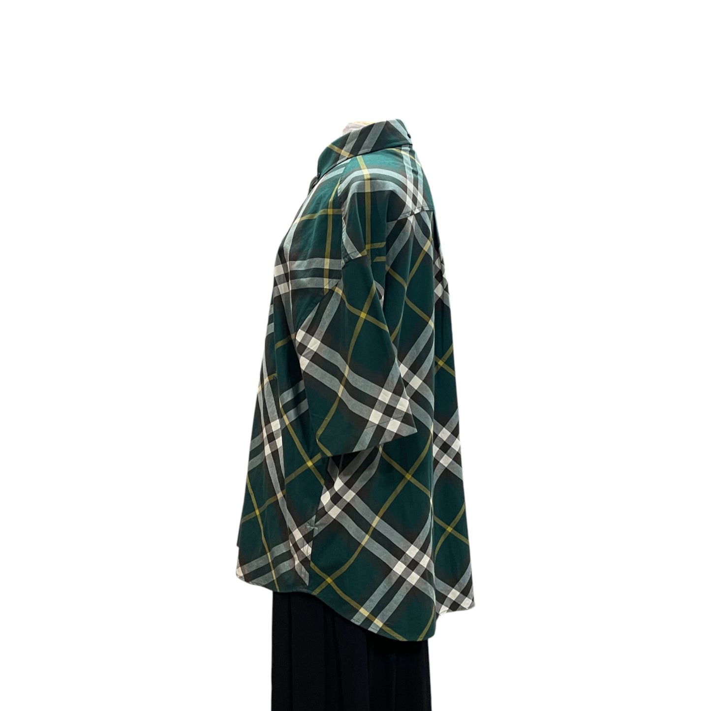 Burberry Oversized Green Check Mens