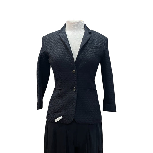The Row Black/Navy Boucle Blazer