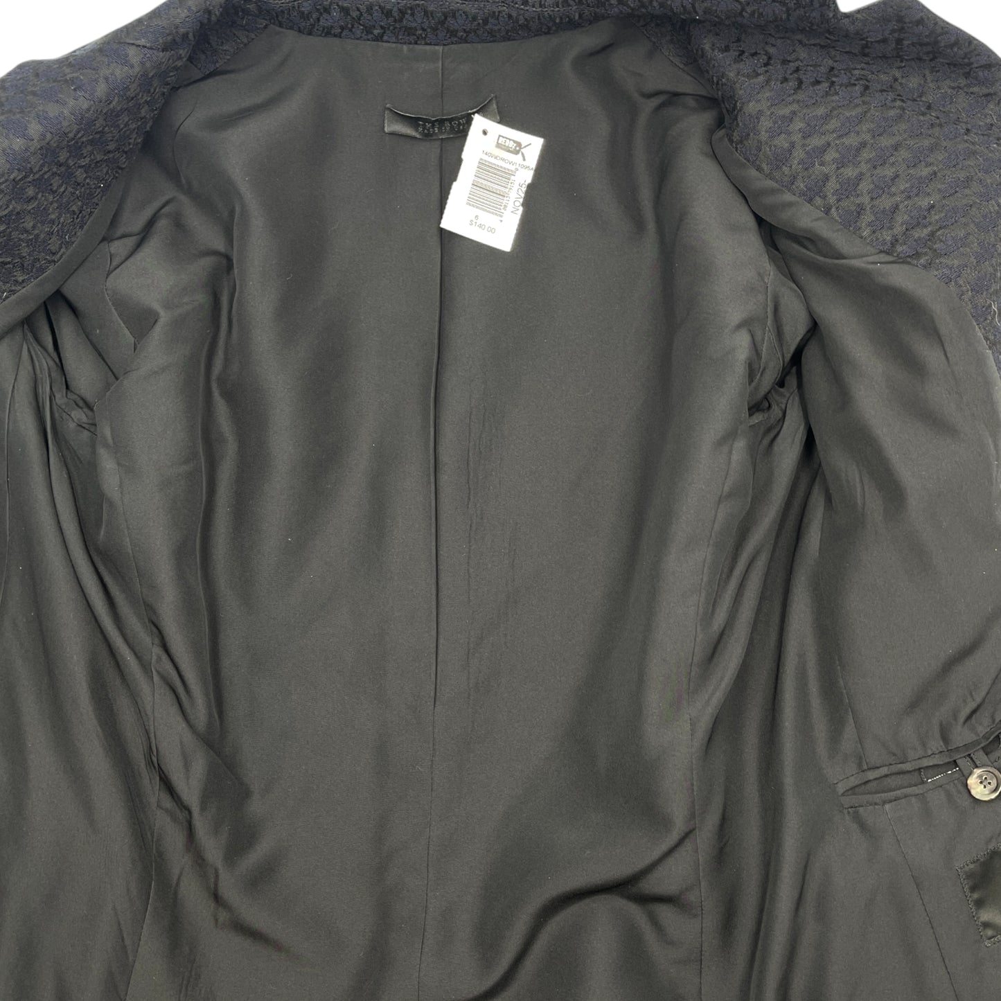 The Row Black/Navy Boucle Blazer