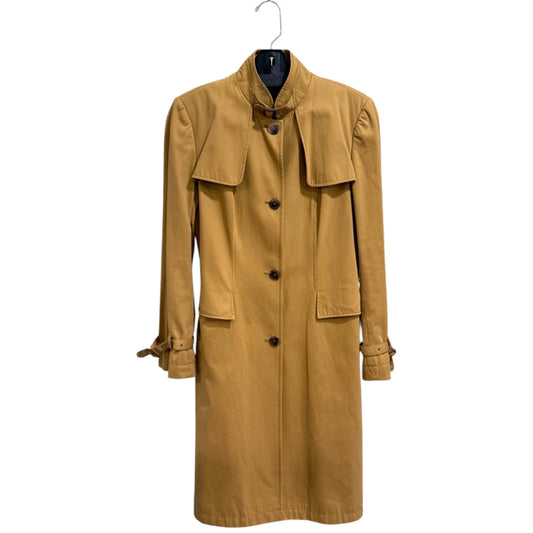 Brioni Camel Short Collar Trench Coat