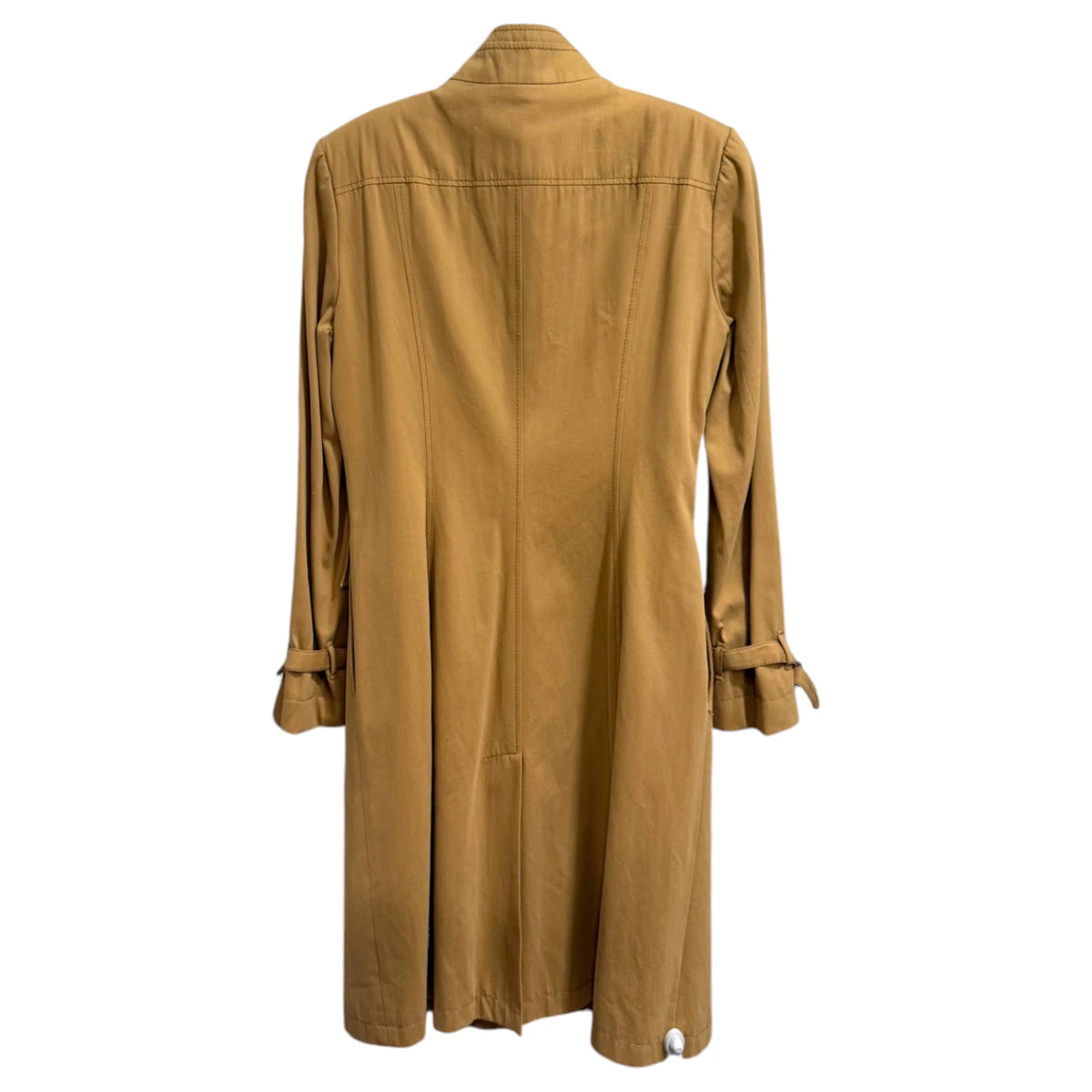 Brioni Camel Short Collar Trench Coat