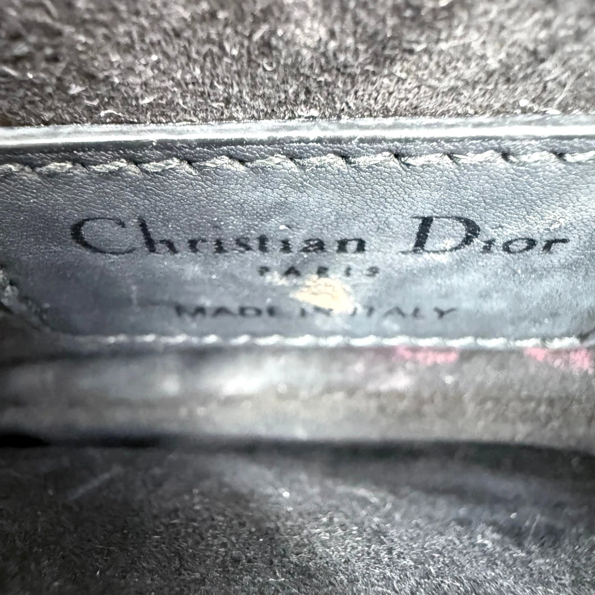 Christian Dior Ultra Matte Black Saddle Bag