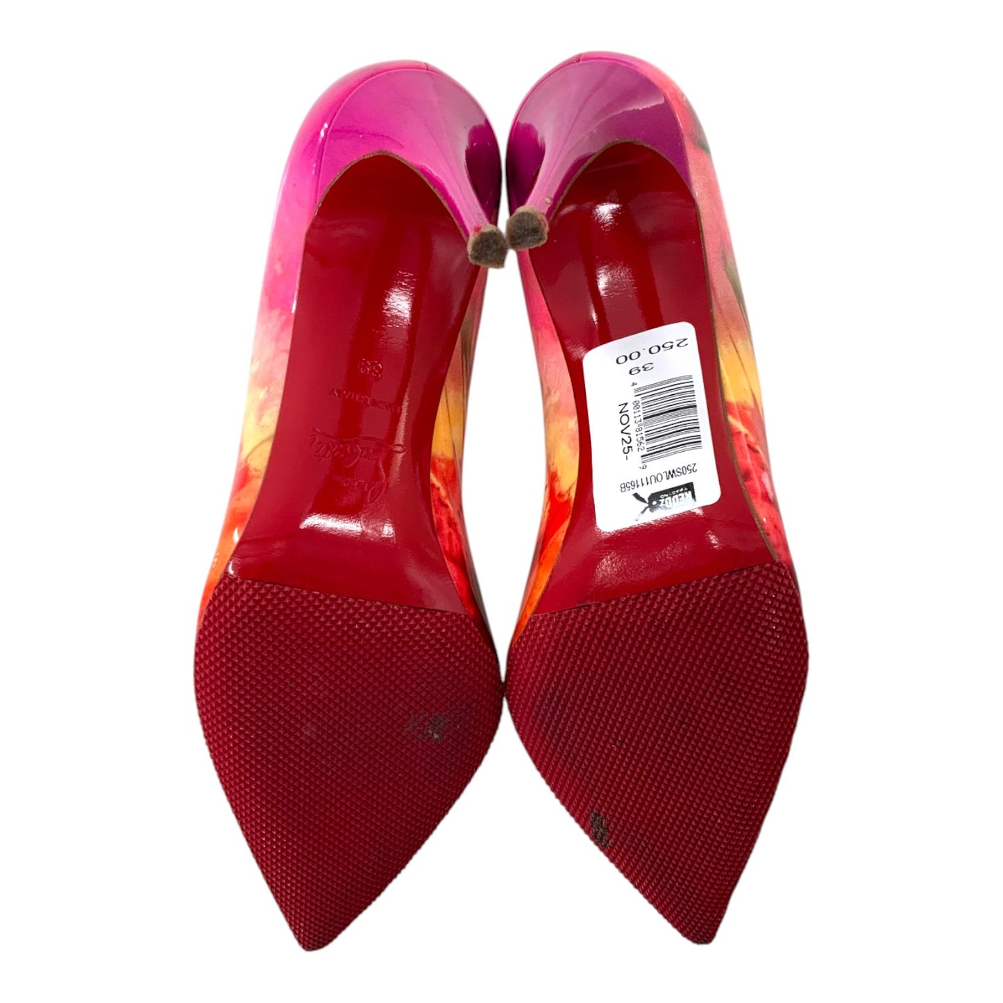 Christian Louboutin Colorful Dye Patent Leather Pumps