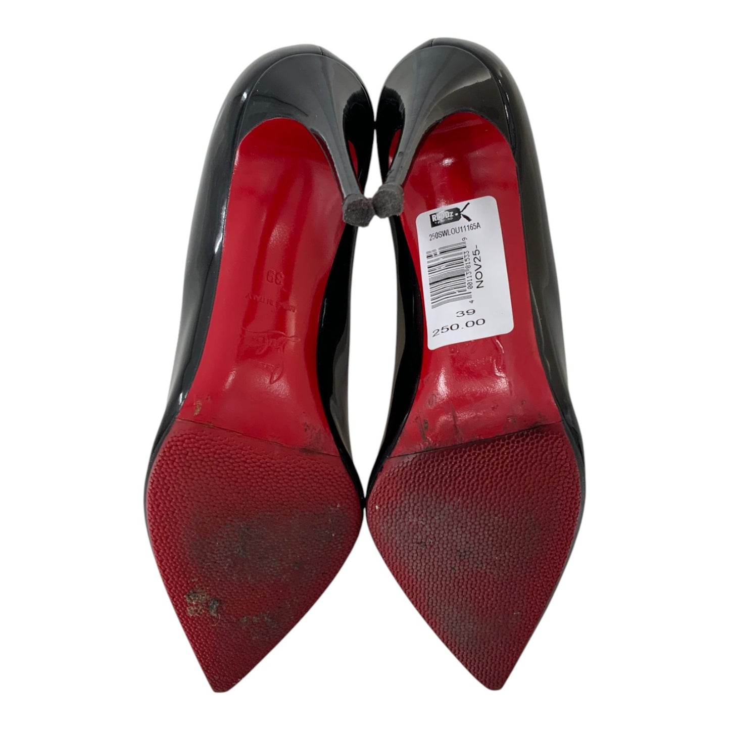 Christian Louboutin Black Patent Leather Pumps