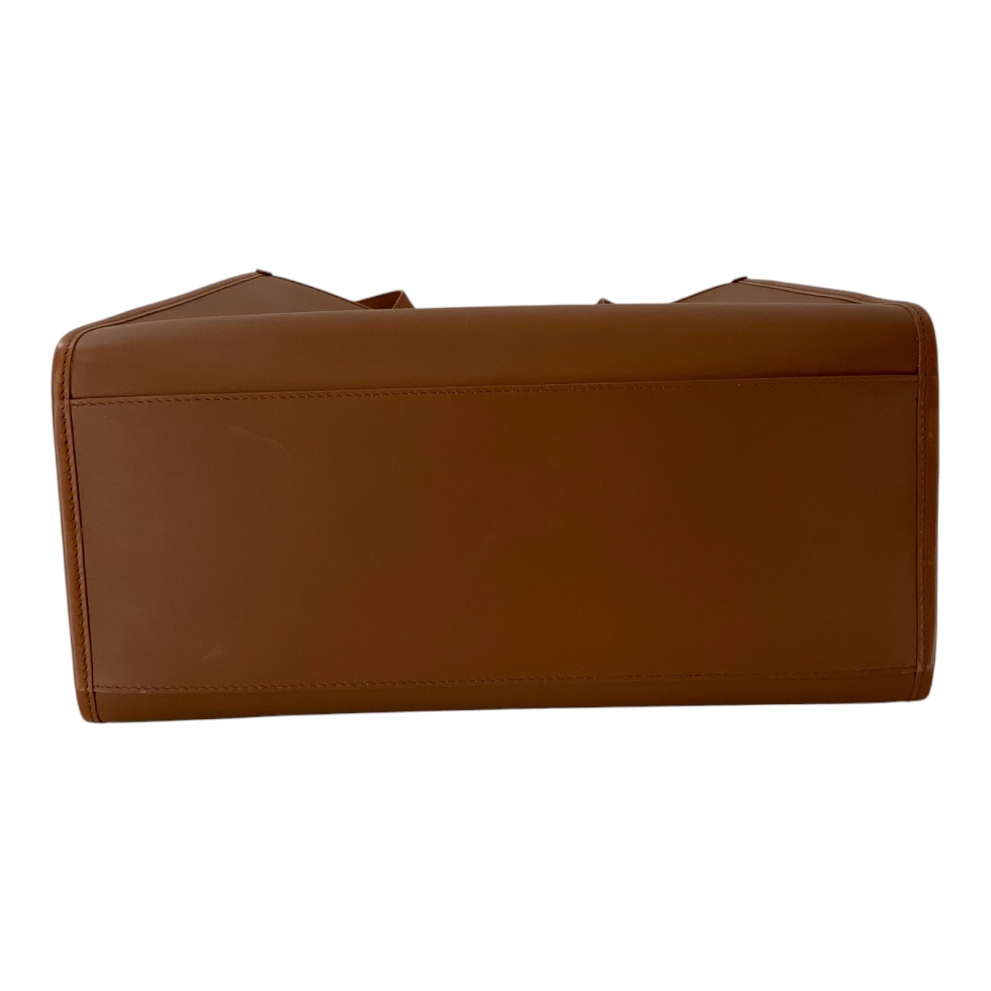 Burberry Brown Structured Oversized Tote Bag