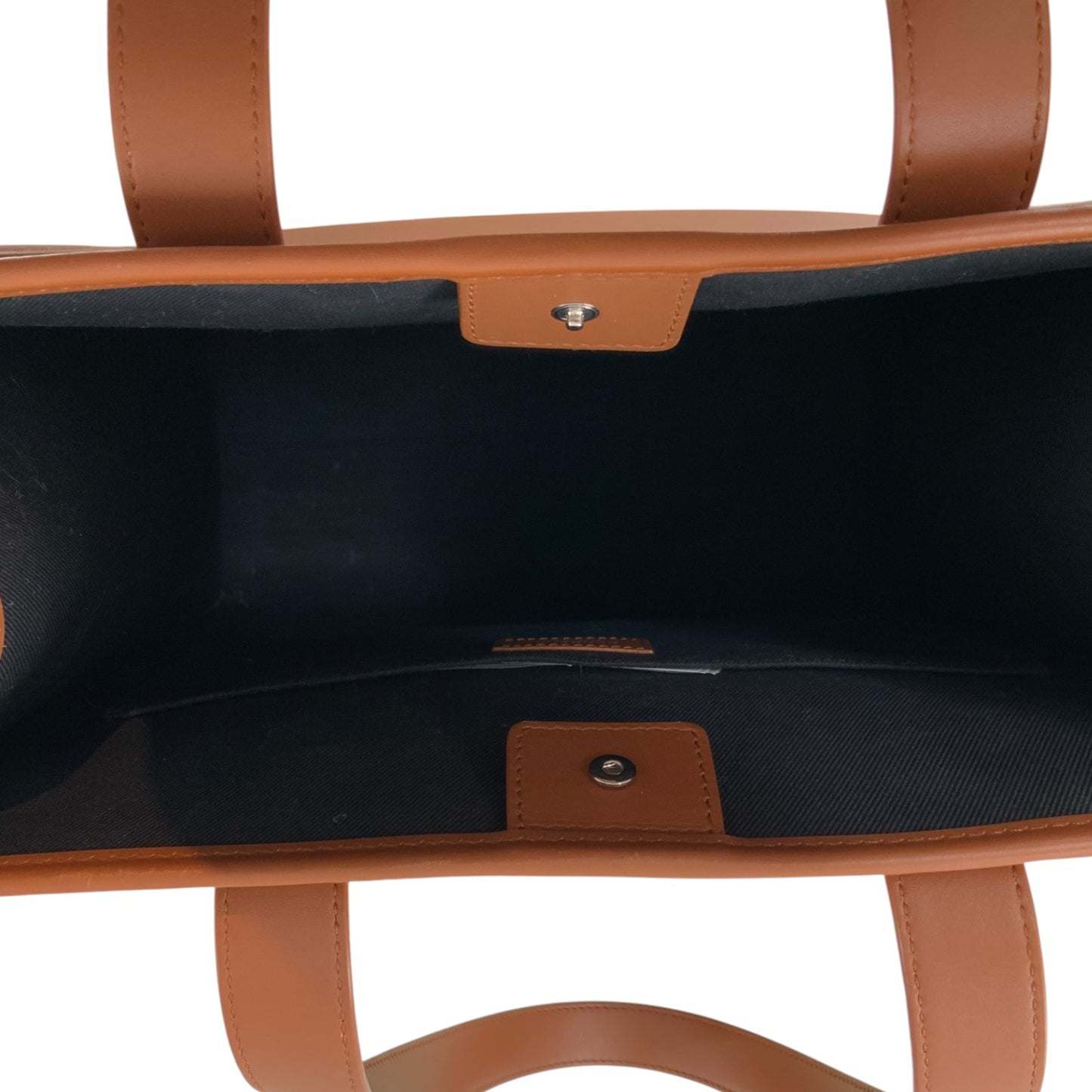 Burberry Brown Structured Oversized Tote Bag