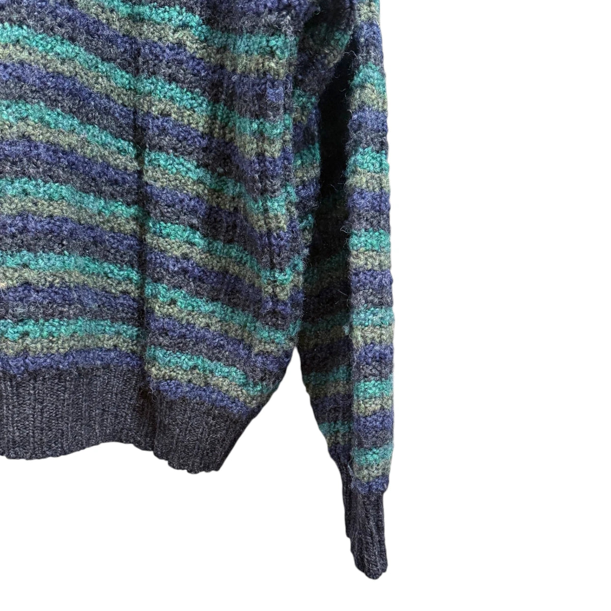 Burberry Striped Wool Knit Sweater