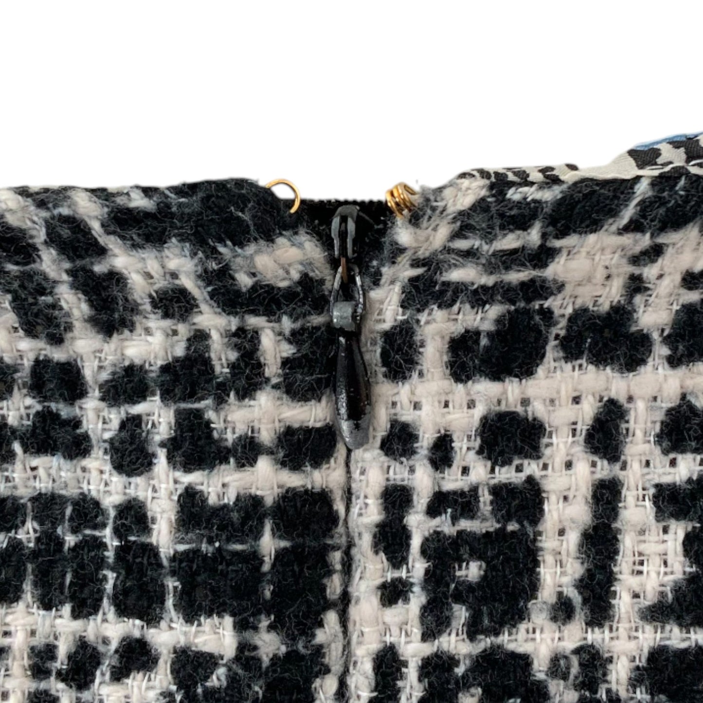 Prada Black and White Tweed Dress