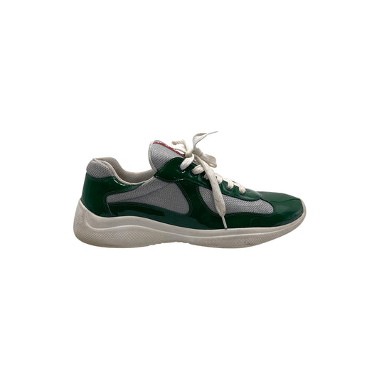 Prada America's Cup Green/Silver Sneakers